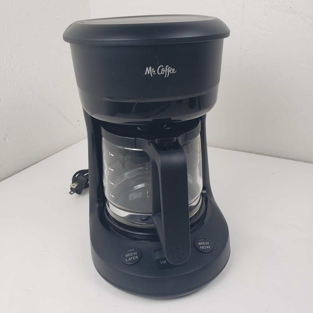 Mr. Coffee 5-Cup Programmable Coffee Maker Black BVMC-PC05BL4-NP-001